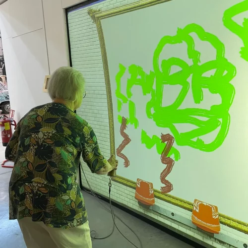 Animation peinture ehpad
